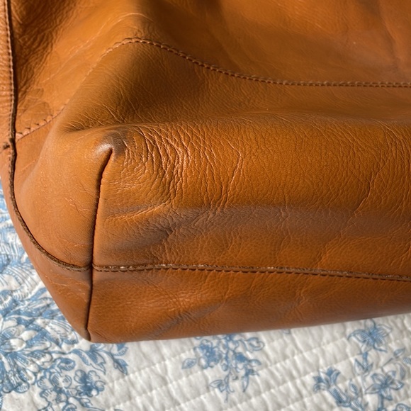 J. Crew Downing Brown Leather Tote - Picture 7 of 11